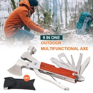 [READYSTOCK] Outdoor Camping Hatchet Tool Portable Multi-Functional Stainless Steel Hammer Knife Bot