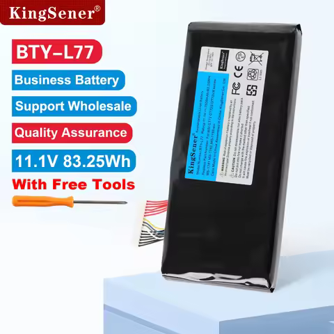 KingSener BTY-L77 Laptop Battery For MSI GT72 2QD GT72S 6QF GT72VR WT72 MS-1781 MS-1782 MS-1783 2PE-
