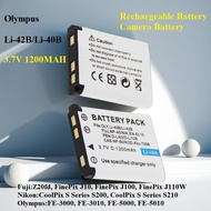 Olympus Li-40B/Li-42B / NP-45 FE-3000, FE-3010, Nikon CoolPix S Series S200 S230 S500 Rechargeable B