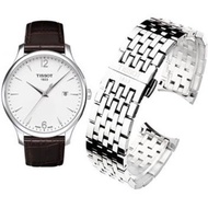 Tissot นาฬิกาสแตนเลสเดิมกับผู้ชาย TISSOT Junya T063 หัวเข็มขัดผีเสื้อ 20mm1853 สายนาฬิกาเหล็กโลหะ