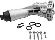 11428651710 Aluminum Engine Oil Cooler Filter Housing Fit for BMW B48 230i 330 330e 330i 430i 530i 6