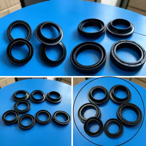 4/8/16pc 45*57*11mm 45x57x11 Motorcycle Front Fork Damper Oil Seal Dust seal 45 57 11 For Honda CBR