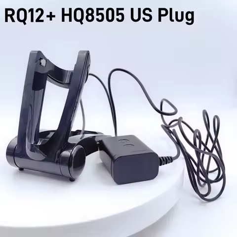 RQ12 Shaver Charging Stand Base + HQ8505 Power Cord Combo Compatible With Philips Norelco SensoTouch