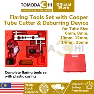 TOMODACHI Flaring Tool Aircond Set Swaging Pipe Cutter Cooper Tube Size (6mm ,8mm,10mm,12mm,14mm,15m