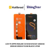 LCD+TS OPPO REALME C3/3I/6I/5/5I/A31 2020/A5 2020/A9 2020/A11X/A8 BLACK SHINE STAR