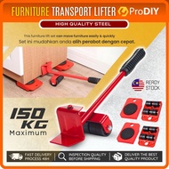 Furniture Lifter Mover Trolley Wheel Easy Moving Roller Cabinet Slider Set Alat Pindah Perabot Rumah