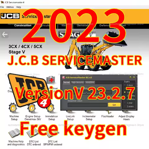 J.C.B Service.Master 4 (23.2.7) Diagnostic Software+ J.C.B Service.MasterWinEEM4 KG V2 Keygen Instal