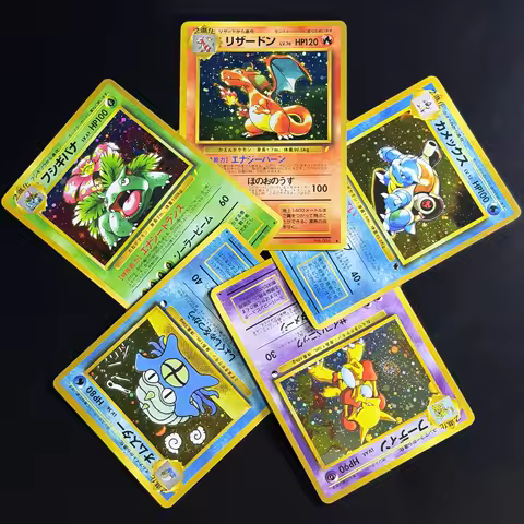 PTCG JP Vintage Grail Retro Old Back CD Masaki Promo Set Charizard Venusaur Blastoise Alakazam Golem