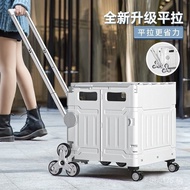 Small Shopping Cart Supermarket Grocery Cart Shopping Cart Household Delivery Foldable Grocery Cart 