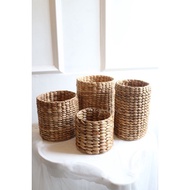 Waterhyacith Basket Round Round Water Hyacinth Basket/
