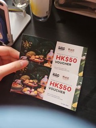 2張甄沾記 HK$50 現金券 (The Market, Hotel ICON)