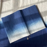 Taiwan Ready Stock Book Clothes Cover Cloth Handmade Blue Dyed Art Handbook Yu Bai A5A6 b6 Custom we