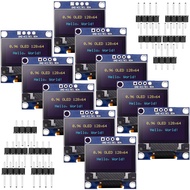 Frienda 10 Pieces I2C OLED Display Module OLED Display Screen Driver IIC I2C Tabellone Seriale con D