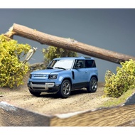 Mytopshop LCD 1:64 Blue Defender 90 SUV ORV Sports Model Diecast Metal Car New Collection
