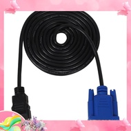 dgkHDTV  Gold Male To VGA HD-15 Male 15Pin Adapter Cable 6FT 1.8M 1080P