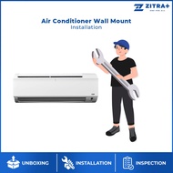 Air Conditioner Installation Service | 1HP / 1.5HP / 2HP / 2.5HP | Wall Mount Installation Only | Fr