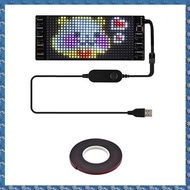 (FTQN) LED Pixel PanelUSB 5V Flexible LED Module RGB Scrolling Text Animation DisplayBluetooth APP
