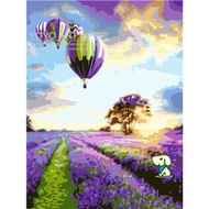 YOYO ART MO1 DIY oil painting paint by number paint by numbers painting E431 40x50cm 野菊花 风景海岸 组合系列2 