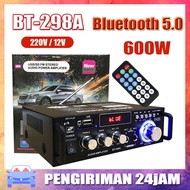 【COD】Amplifier BT-298A Bluetooth EQ Audio Amplifier Karaoke Home Theater FM Radio 600W amplifier BT2