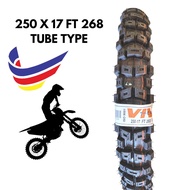 2022 MADE !!! VIVA FT 268 TUBE TAYAR CROSS 250 X 17 TUBE TYRE CROSS 250 - 17