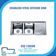 Promo Eixo Kitchen Sink / Bak Cuci Piring Stainless Steel Exg 12050B