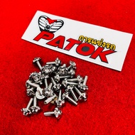 SKRU COVERSET CNC (M5x15) SIZE KECIL FOR KAWASAKI RR150 ZX150 KR150 HENGSCREW SKRU KECIL