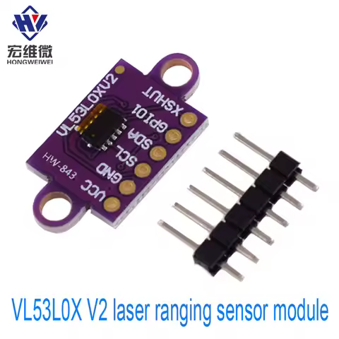 VL53L0X Time-of-Flight (ToF) Laser Ranging Sensor Breakout 940nm GY-VL53L0XV2 Laser Distance Module 