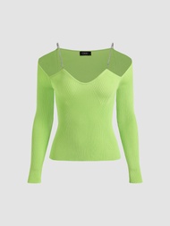 Cider Solid Drop Shoulder Sweater | Knitwear Sale