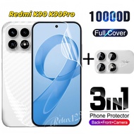 For Redmi K90 Pro Max 5G 2025 3in1 Front Back Lens Hydrogel Film For Xiaomi Redmi K90 K90Pro K90ProM