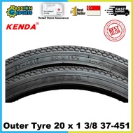 Kenda Outer Tires 20 X 1 3/8 Tire Tyre 20inch 37 451 20 inch Tyres Bike Bicycle 20 X1 3/8 Accessorie
