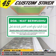 Vinyl Eco Prayer Sticker 30x15 Cm