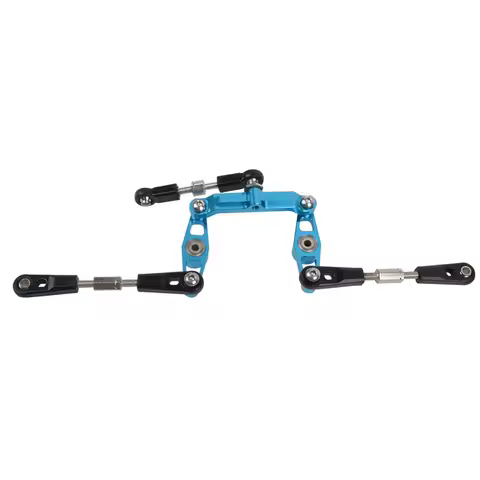 RcAidong 1/10 Aluminium Ball Bearing Crank Steering Set for Tamiya TT02B TT-02B MS TT-02BRRC Buggy C