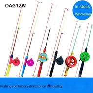 OAG12W Ice Fishing Pen Pole, Retractable Spinning Ice Fishing Rods, High Quality Winter Children 35/