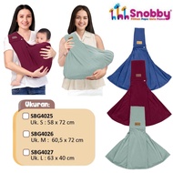 Snobby Gendongan Samping Polos Bahan Kaos - GenTwo - Gendongan Bayi Versi 2.0