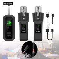 [CHiWANji] Audio Transmitter Receiver XLR Adapter System Automatic Connection Digital