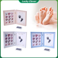 Baby Hand and Footprint Kit Newborn Keepsake Frame Clean Touch Ink Pad