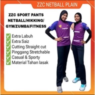 ZZC seluar netball saiz L/6XL/7XL Seluar sukan tahan lasak/hikking/seluar sukan team netball/seluar 