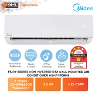 Midea Fairy Series Non Inverter R32 Wall Mounted Air Conditioner 2.0HP 3 Star Rating Aircond MSMF-19CRN8 Penghawa Dingin