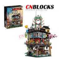 Copy DIY Movie NINJAGO City 70620(4867 pcs) Model Building Blocks Construct Kids Toys Gifts