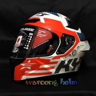 NEWEST KYT TT COURSE FUSELAGE RED HELMET