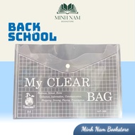 (Combo of 5) My Clear A4/F4 file folder A4 file folder