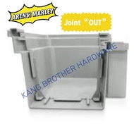 [ARENSI-MARLEY] F300 GUTTER MITRE JOINT "OUT" (PVC RAINWATER GUTTER) GREY