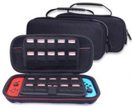 switch ns遊戲機收納包硬殼EVA配件保護套（黑色）