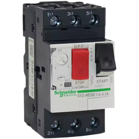 Schneider Motor Circuit Breaker GV2ME14C 08C 10C 16C22C32C Motor Start Protection Switch transfer sw