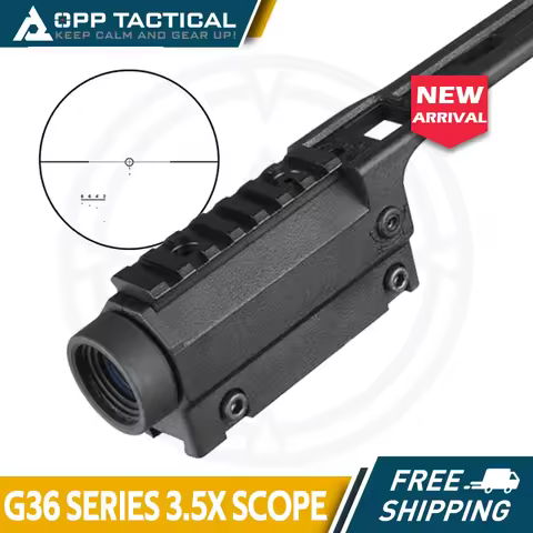 Tactical rifle scope 3.5X20 G36 long scope for MP5 Metal Sight Weaver Rail Scope Mount Base Handle f