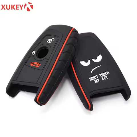 Silicone Key Case Fob For BMW 1 2 3 5 7 Series F10 F20 F30 335 328 535 650 Keyless Remote Key Cover 