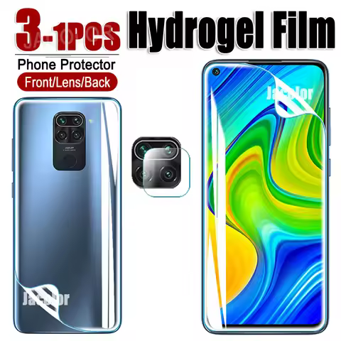1-3PCS Hydrogel Film For Xiaomi Redmi Note 9 S Pro 9S 9Pro ProMax Camera Lens Back Protetor Xiomi Xi