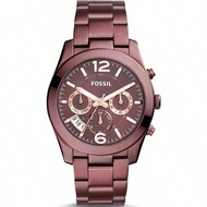 Brown Stainless Steel Three-Eye Multi-Function Day And Date Business Casual Quartz Watch Water-Resis