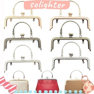 SOLIGHTER Purse Frame Kiss Clasp, Vintage 20CM Purse Clasp Frame,  Metal Purse Frame DIY Craft