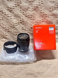 Sony FE 35mm F1.8 E Mount SEL35F18F full frame 鏡頭 行貨 有單有盒 有UV保護鏡(made in Japan) 長放防潮箱